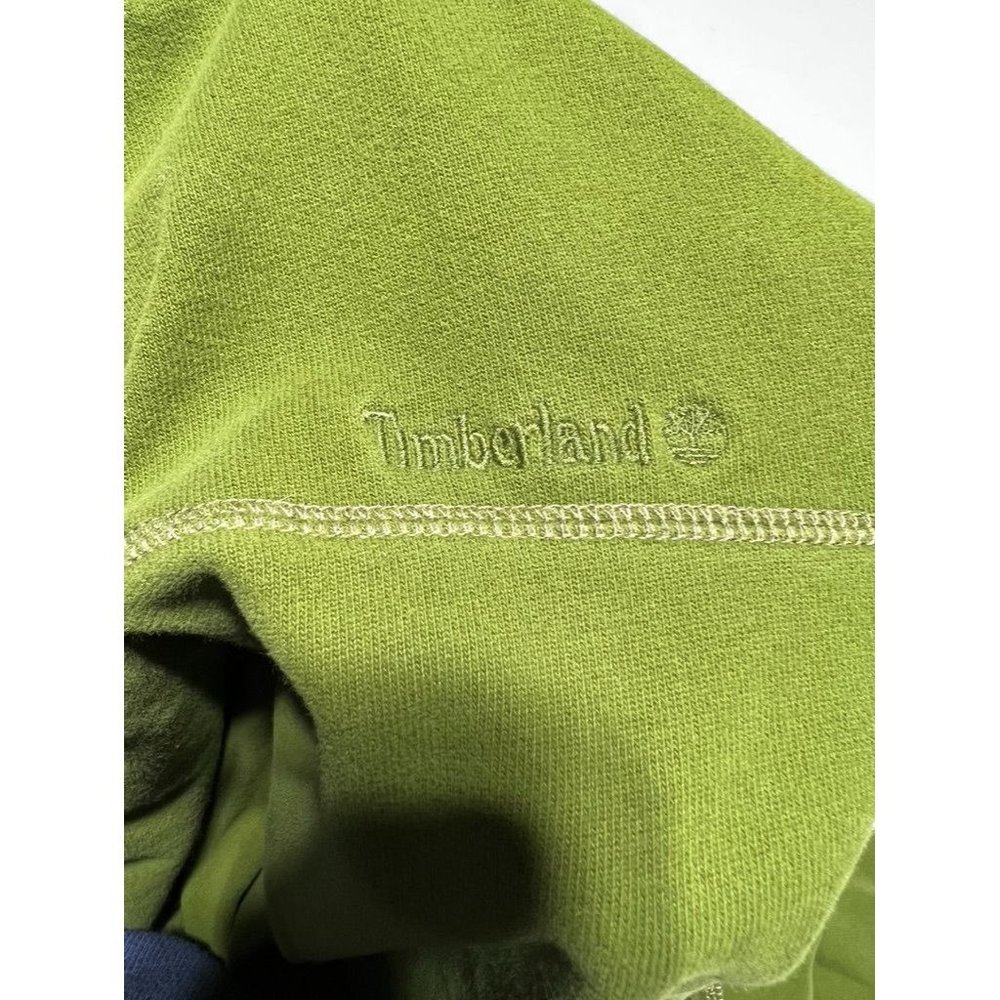 Green Timberland Pullover Size Medium - image 6